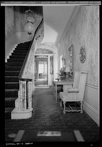 Daggett House, Salem: interior, hallway - stairs