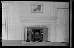 Peirce-Nichols House, interior, fireplace