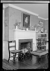 Thomas Sanders House, fireplace Salem, MA, interior