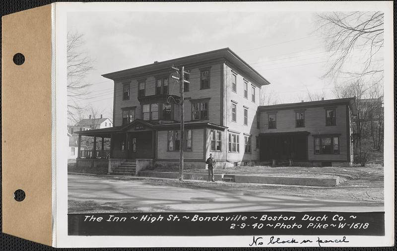 The Inn, High Street, Boston Duck Co., Bondsville, Palmer, Mass., Feb