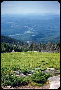 Ski trail atop Cannon Mountain