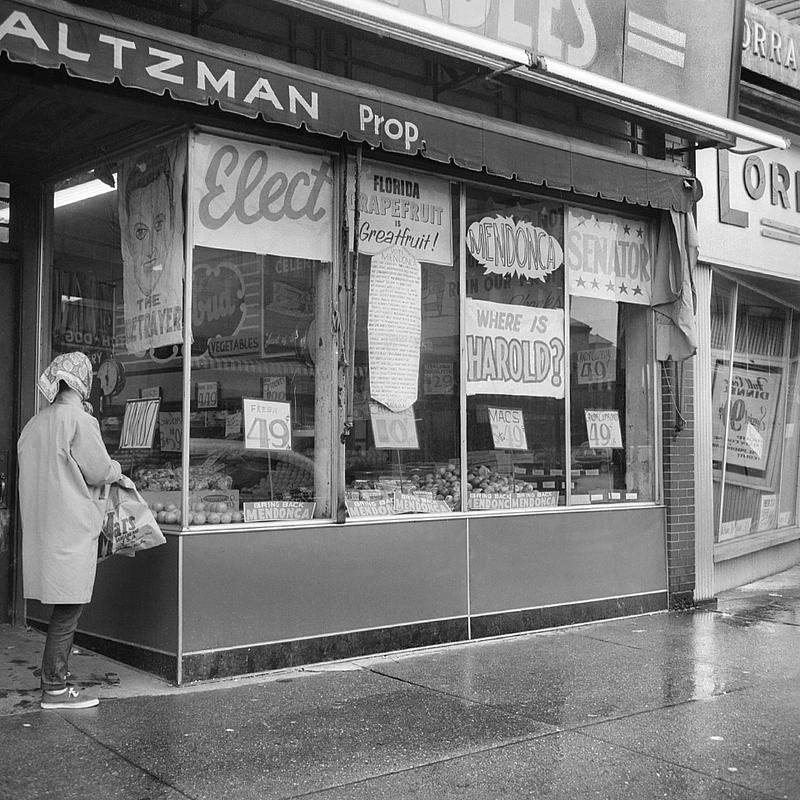 William Saltzman's store, Avenue, New Bedford Digital