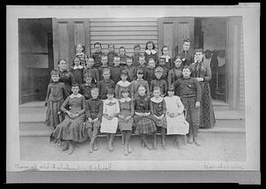 Class at old Felchville School