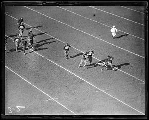 Fenway Park action, Redskins vs. N.Y. Giants