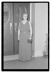 Woman in formal dress