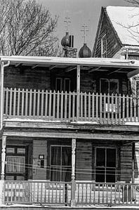 Back porch and Russian church