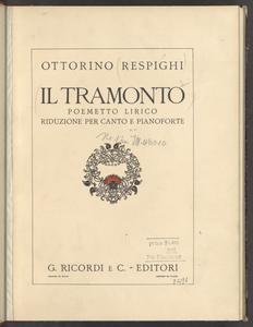 Il tramonto