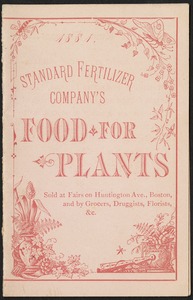 1884 - Standard Fertilizer Company's Food for Plants.