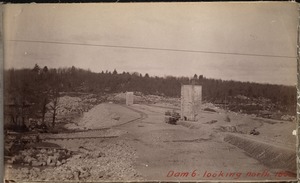 Sudbury Department, Hopkinton Dam, looking north, Ashland, Mass., 1892