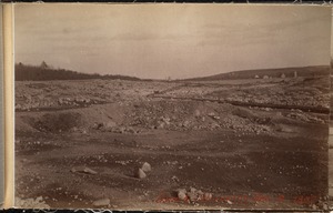 Sudbury Department, Hopkinton Reservoir, stripping Section A, Ashland; Hopkinton, Mass., 1892