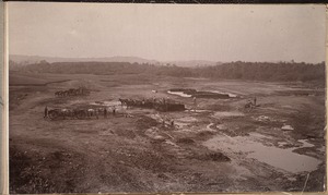 Sudbury Department, Sudbury Reservoir, Section K, stripping muck, looking north, Southborough, Mass., Aug. 1896
