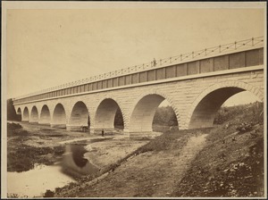 Sudbury Department, Sudbury Aqueduct, Waban Bridge, Wellesley, Mass., ca. 1878