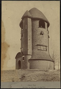 Distribution Department, Bellevue Standpipe (Tower), West Roxbury, Mass., 1888