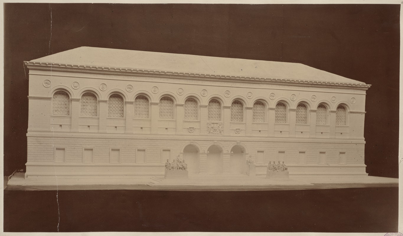 Architect's model of the McKim Building