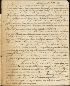 Letter to Gershom Winsor from his father