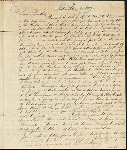 Letter from Nathaniel Winsor to Daniel Winsor