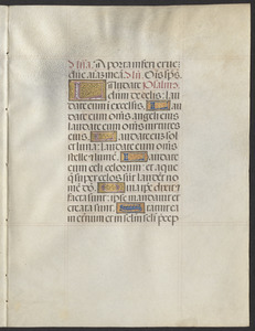 Bifolium from a 15th-century book of hours