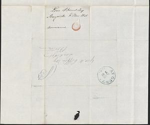 Levi Bradley to George Coffin, 8 March 1845