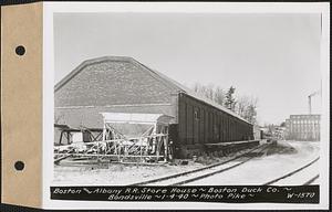 Boston & Albany Railroad storehouse, Boston Duck Co., Bondsville, Palmer, Mass., Jan. 4, 1940