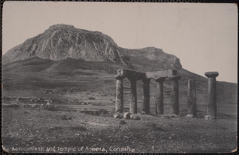 Acrocorinth and temple of Athena, Corinth