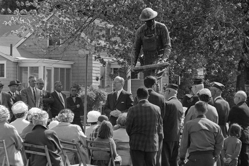 Memorial Day ceremony, Kempton Street, New Bedford Digital Commonwealth