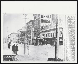 When the Blizzard of '88 Hit New York--This was how Broadway and 31st Street in New York's Manhattan looked during the blizzard of March 12, 1888. The storm, driving in from the northwest desolated the northeastern coast of the United States, suspending communication between New York, Philadelphia and Boston and caused at least 400 deaths. A group, known as the "Blizzard Men and Ladies of 1888," still commemorates the storm. It now has about 250 men and women, ranging in ages from 76 to 96.