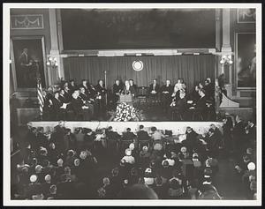 Inauguration of Mayor Kevin White at Faneuil Hall