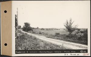 Contract No. 21, Portion of Ware-Belchertown Highway, Ware and Belchertown, land of Frederick E. Lincoln, Plan No. S-2, Belchertown, Mass., Jul. 22, 1931