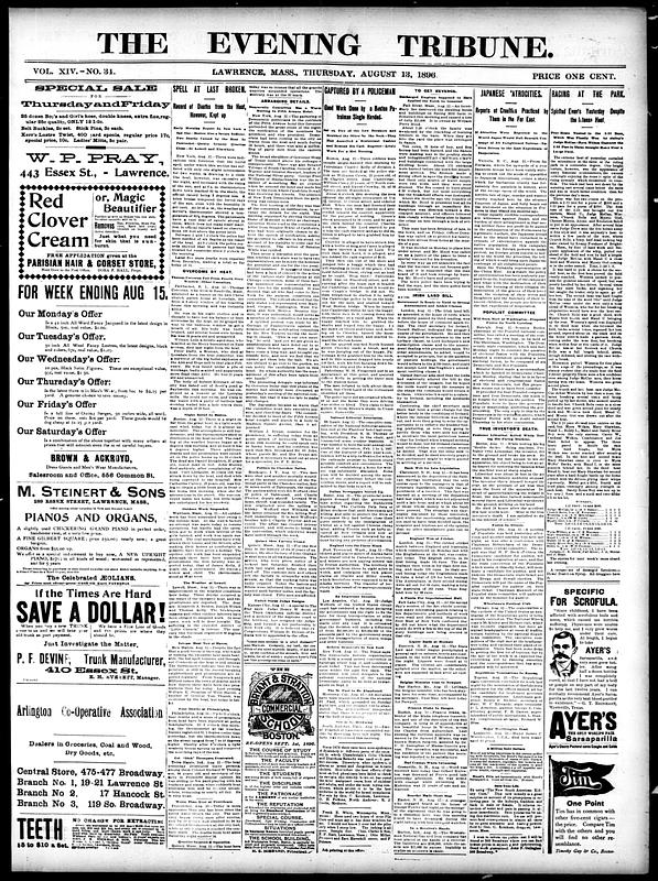 The Evening Tribune - Digital Commonwealth