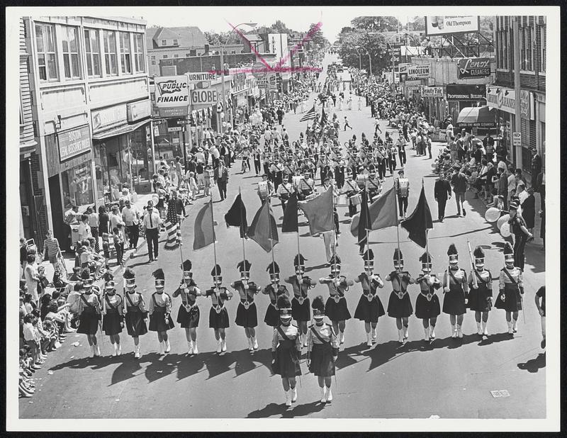 Dorchester Day parade swings along Dorchester avenue in colorful