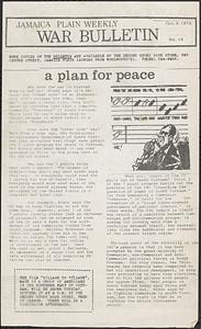 Jamaica Plain weekly, war bulletin