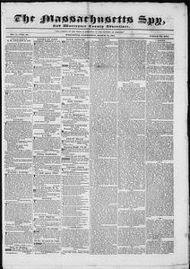 The Massachusetts Spy, and Worcester County Advertiser