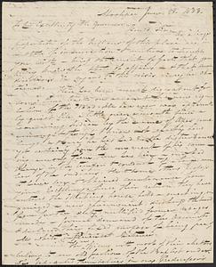 Mashpee Revolt, 1833-1834 - Letter from Phineas Fish to Gov. Levi Lincoln, June 28, 1833