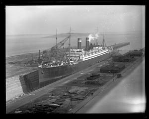 SS George Washington - South Boston drydock