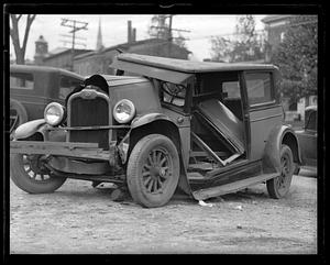Damaged car