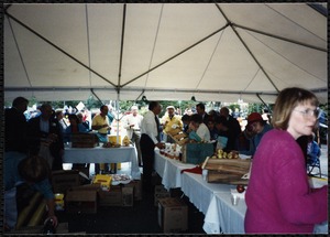 Newton Free Library Grand Opening Celebration, September 15, 1991. Food concessions