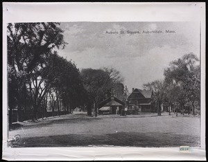 Villages of Newton, MA. Auburndale. Auburn St. Square, Auburndale