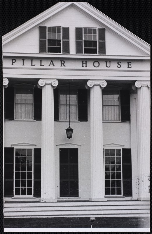 Villages of Newton, MA. Newton Lower Falls. Pillar House, Newton Lower