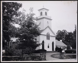 Villages of Newton, MA. Newton Lower Falls. St. Mary's Church, Newton Lower Falls