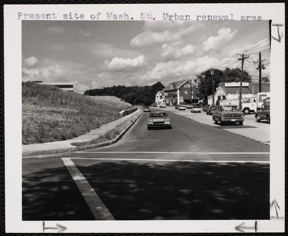 Villages of Newton, MA. Newton Lower Falls. Washington St., Newton Lower Falls