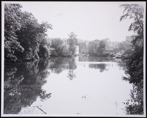 Villages of Newton, MA. Newton Lower Falls. Charles River, Newton Lower Falls