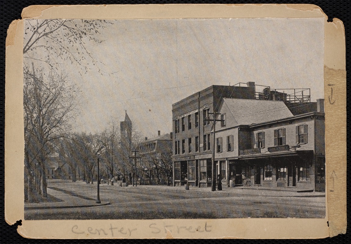 Villages of Newton, MA. Newton Centre. Centre St., Newton Centre