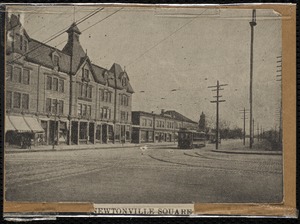 Villages of Newton, MA. Newtonville. Newtonville Square, Newtonville