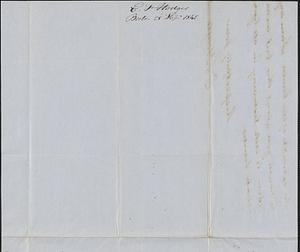 E. F. Hodges to George Coffin, 25 September 1848