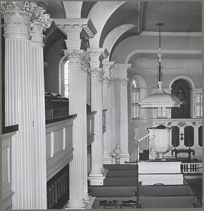 Boston, King's Chapel, interior