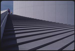 Exterior stairs, John F. Kennedy Library, Columbia Point