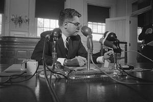 Press session on murder, City Hall, New Bedford