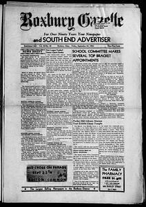 Roxbury Gazette and South End Advertiser, September 24, 1954