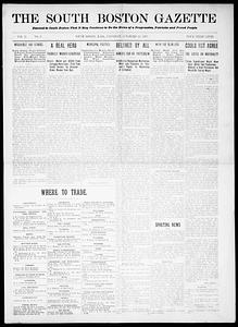 South Boston Gazette, October 26, 1907