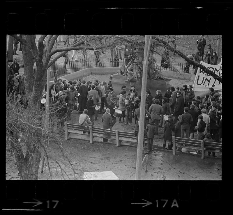 Women's Rights Marchers In Anti-war Parade, Tremont Street, Boston ...